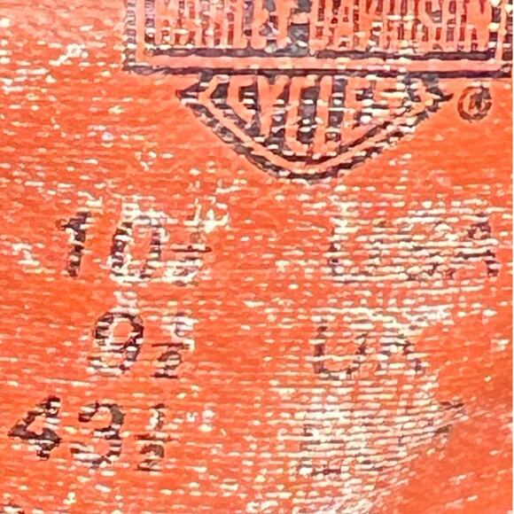 Harley Davidson Men’s Mega Harness Black Leather Moto Boot Size US 10.5 - Picture 10 of 10